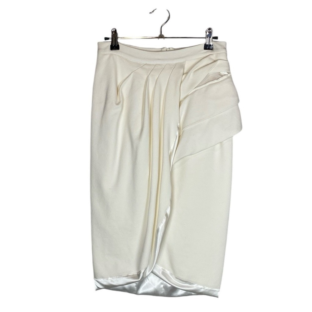 Badgley Mischka white skirt